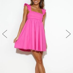size small hello molly pink dress